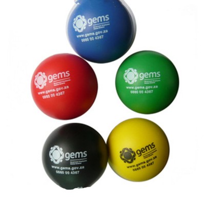 Custom Logo Round Pu Anti Stress Ball